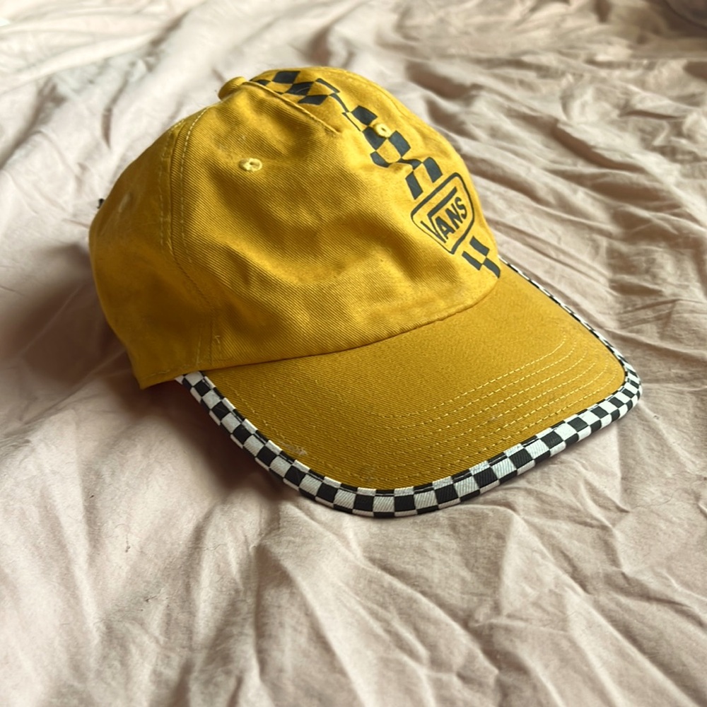 Yellow Vans Cap; One Size, adjustable